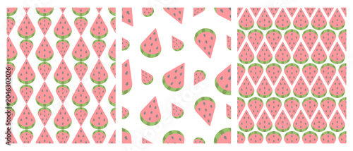 Schilderij op canvas Watermelon Slice