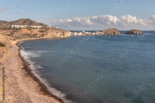 Sunny day in Isleta del Moro. Cabo de Gata-Níjar Natural Park, Almeria