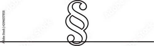 Paragraph icon line continuous drawing vector. One line Paragraph icon vector background. one line art icon drawing vector