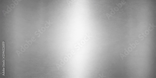 Obraz na plátně Brushed metal texture background sheet with silver metallic surface and smooth s