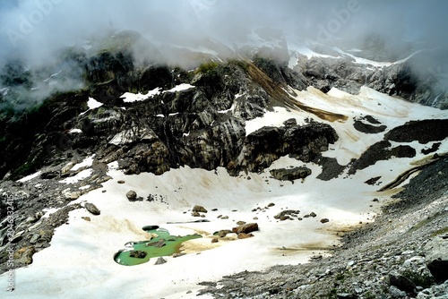 snowy mountain landscape
