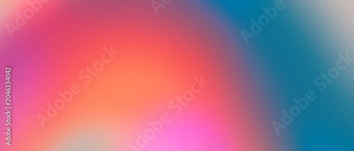 Foto Soft Color Gradient Background with Pink Orange and Blue Blurred Glow