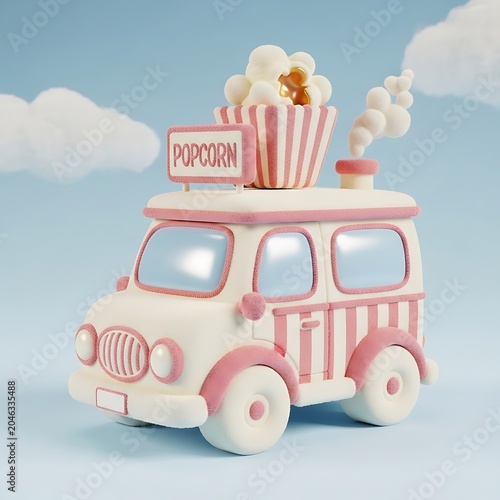 Pink toy car with baby doll and teddy bear inside.