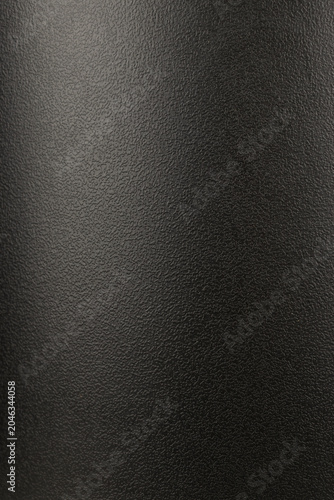 Close-Up of Black Matte Textured Plastic Surface