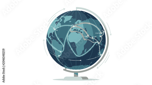 Globe Earth Map World Geography.