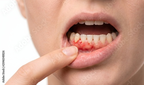 Bleeding gums and inflammation