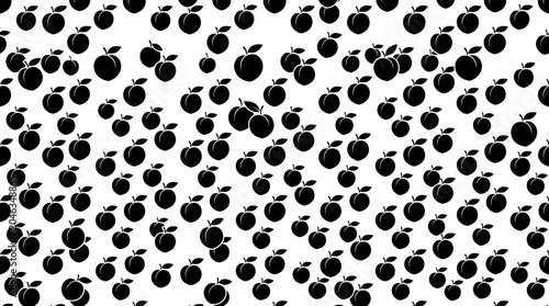 Black dots on white background texture.