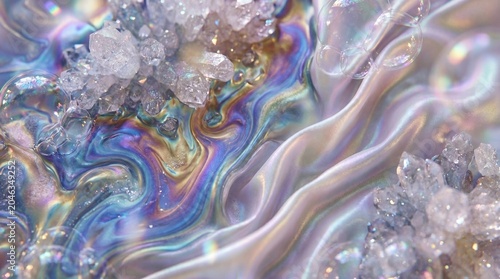 abstract background with bubbles