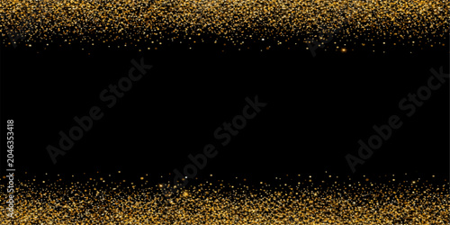 Quadro su tela Abstract background with a golden frame featuring a wet texture of macro beer bu