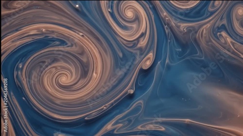 Abstract luxury background of fluids in a perfect infinite loop.
