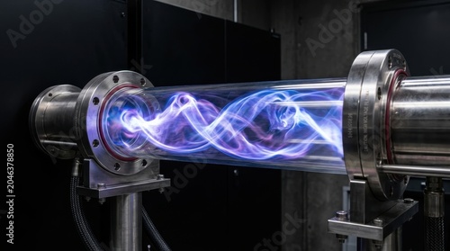 Intense Plasma Discharge in a Scientific Experiment Tube