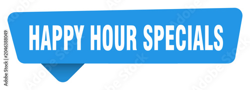 Fotografija happy hour specials sticker