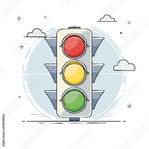 Traffic Light Illustration