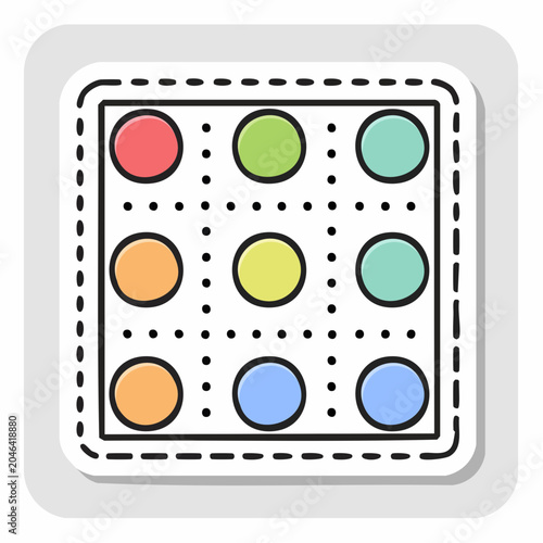 Watercolor Paint Palette Icon