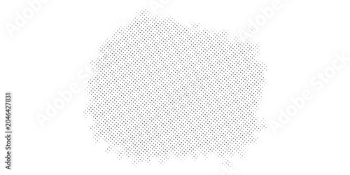 Tableau sur toile White Abstract Halftone Dot Pattern Background Design.