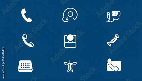 Simple Set of Help and Support Related Vector Line Icons. Contains such Icons as Phone Assistant, Online