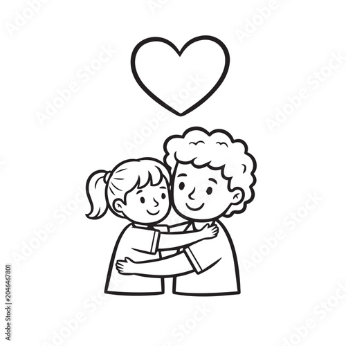 Father's Day Coloring Pages for Kids