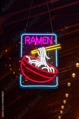 Neon sign with 