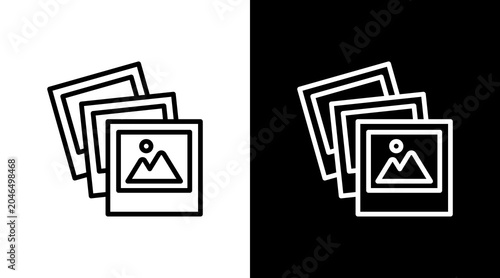 Fotografía Photograph  White Icon Set Design