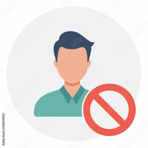 User Account Blocked Icon