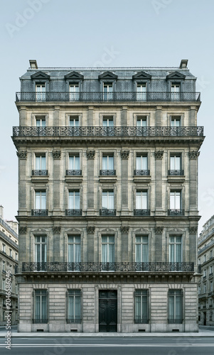 apartment buildings of Paris