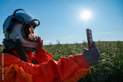 Selfie astronaut