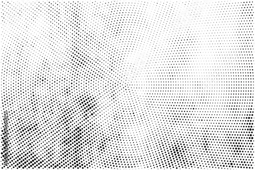 Seamless Polka Dot Pattern Background in Monochrome Minimalist Vector Design