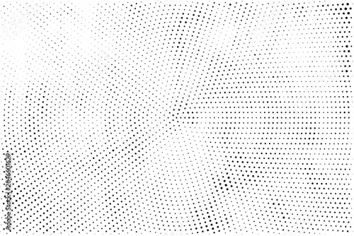 Abstract Minimalist Black Dots Scattered Seamless Pattern Background Vector Illustration