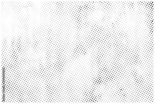 Abstract Minimalist Black Dots Scattered Pattern Background Vector Illustration