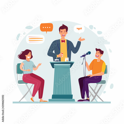 Debate or Presentation with Audience Interaction