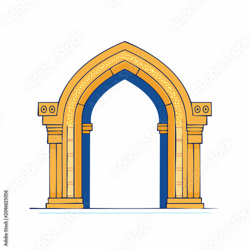 Gothic Archway Illustration