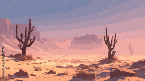 Dry desert land 
