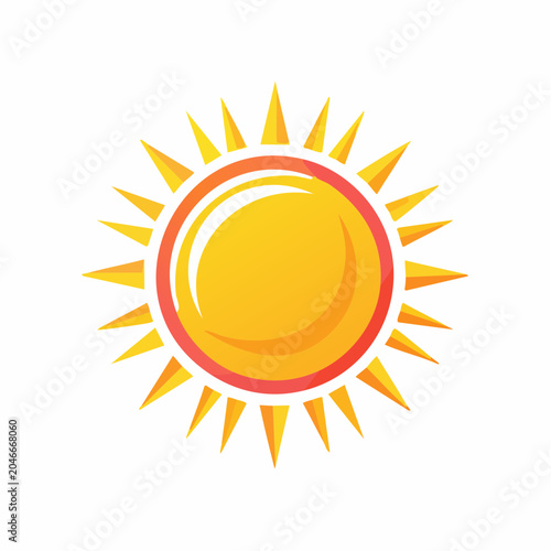 Stylized Sun Icon