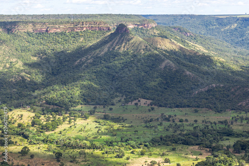 paisagem natural no distrito de Taquaruçu, cidade de Palmas, Estado de Tocantins, Brasil