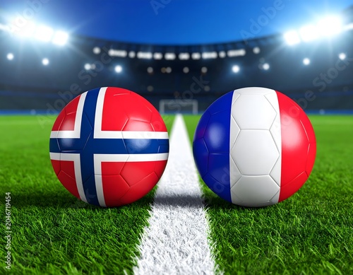 Norway versus France Football World Cup 2026 group match concept