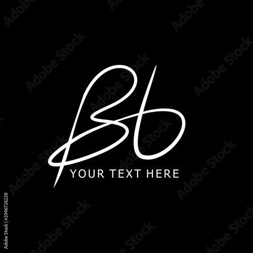 BB Logo Design, BB Initials Monogram, BB Handwritten Signature Logo, Elegant BB Letters, Luxury Monogram Vector, Custom Branding Identity, BB Lettermark Logo, Premium Typography Design