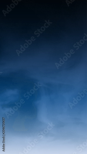 Quadro su tela Gradient blue to black misty mobile wallpaper with a smoky texture vector
