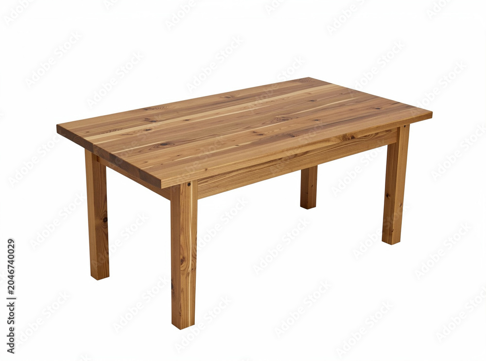 Fototapeta premium Stylish Wooden Coffee Table