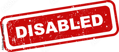 Disabled stamp
