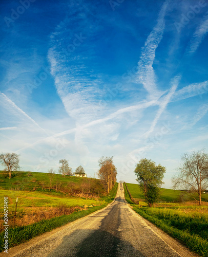 Holmes County, Ohio Landscape in Spring