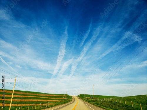 Holmes County, Ohio Landscape in Spring