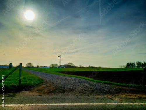 Holmes County, Ohio Landscape in Spring
