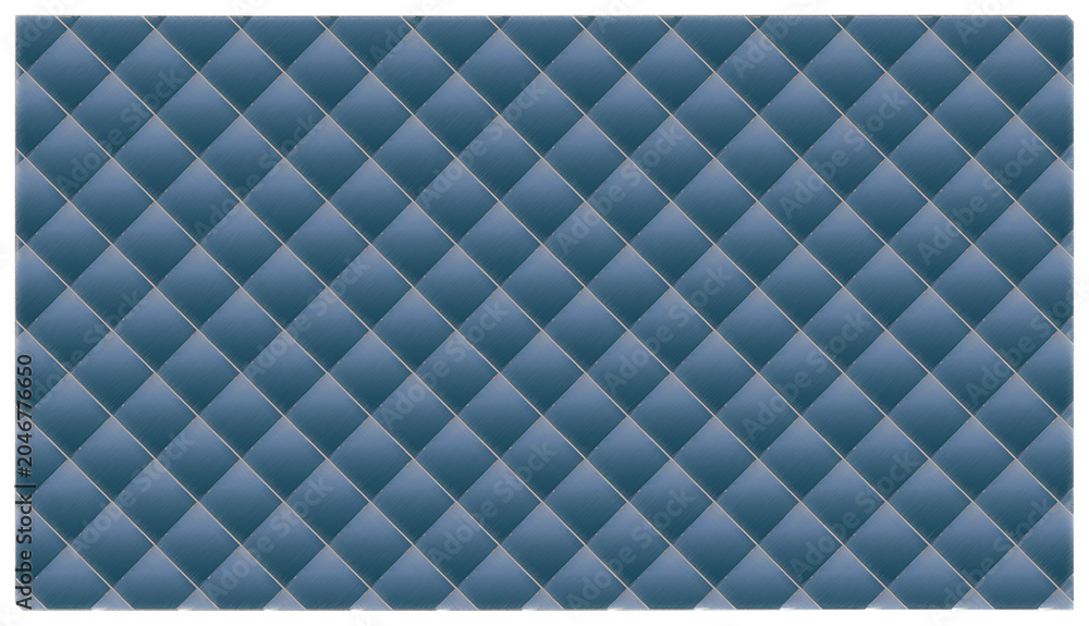 Obraz premium Blue quilted leather texture background