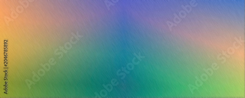 Schilderij op canvas An expansive blue-green gradient with soft rainbow haze and subtle texture feels dreamy and refreshing, ideal for serene headers, tech themes, and lifestyle ads