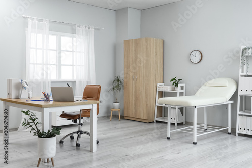 Interior of medical office ...