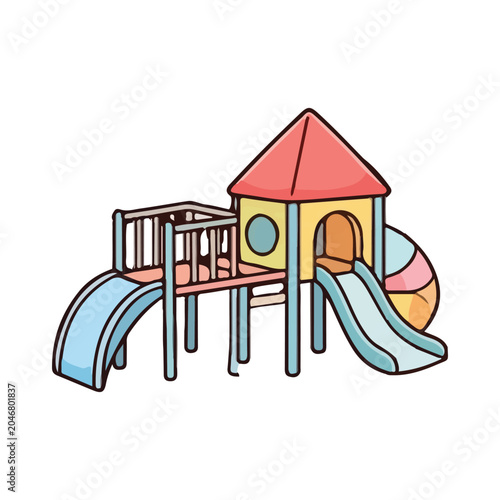 Slide vector illustration design	