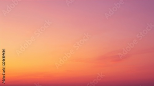 Vibrant gradient sky transition evokes warmth and energy for inspiring travel