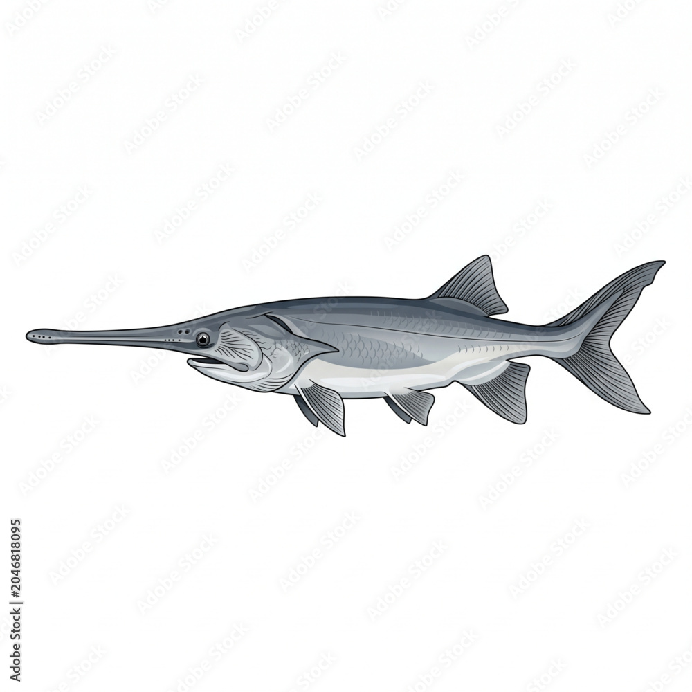 Fototapeta premium Chinese Paddlefish