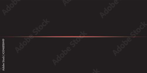 Принти на полотні Modern glowing gold line, horizontal light rays, flash abstract simple art moder