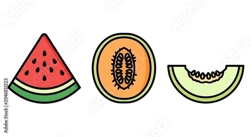 Caution warning signs for food safety and handling.
